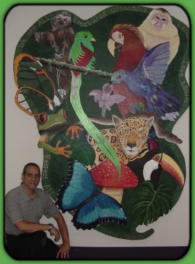 Rain Forest Mural, Respect All Living Things